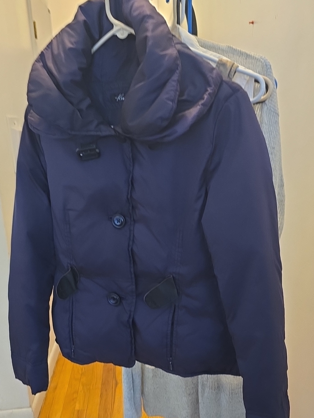 Kenneth Cole New York Puffer Coat with Funnel Collar